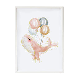 Schilderij Crochetts Multicolour 33 x 43 x 2 cm Walvis