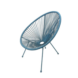 Tuinstoel Acapulco Blauw Touw 72 x 77 x 84 cm