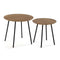 Set van 2 tafels Versa Metaal Hout MDF 50 x 49 x 50 cm (2 Stuks)