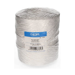 Draadspoel EDM Wit Raffia Polypropyleen