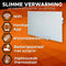 Höffmayr slim infraroodpaneel met wifi 480 watt Koolstof kristal wit 90x50