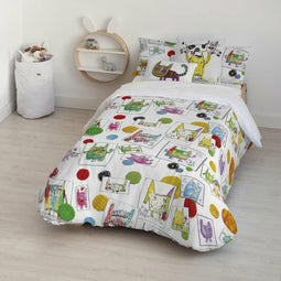 Noorse hoes Ripshop Indiana Multicolour 200 x 200 cm Instopstrook