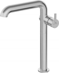 Tall basin mixer with rectangular spout
