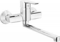 Wall-mounted kitchen faucet
