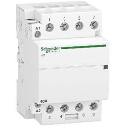 Schneider Electric Acti9 iCT50-40-40-230 Modular Contactor 40A 4NO 50Hz 220/240 VAC, A9C20844