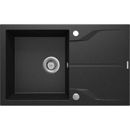 1-BEKER GRANIETEN GOOTSTEEN MET AFDRUIPREK DEANTE GRAFIET METALLIC ANDANTE