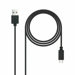 Kabel USB A naar USB-C NANOCABLE 10.01.2103 Zwart 3 m