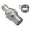 Koolance QD3 Quick Release with Bulkhead Straight Male on 10mm ID - no-spill, silver