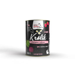 SYTA MICHA Konijn met rode biet - natvoer voor honden - 400 g