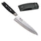 Yaxell Tsuchimon Geschenkset - 2-delig - Messenslijper en Koksmes 20 cm - 3 Lagen Damaststaal -...