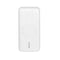 Powerbank RIVACASE 20000 mAh USB-C 20W + Qi 10W wit (1x USB-C PD 20W, 2 USB-A QC 3.0 18W), wit