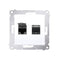 SIMON 54 MODULE WHITE COMPUTER SOCKET 2X UAE 8 CAT.6 FTP WITH DUST COVER FLAT