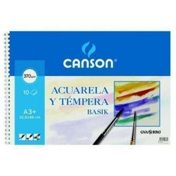 Tekenblok Canson C200400697 Wit (10 Stuks)
