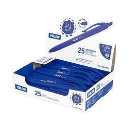 Pen Milan MLN176510925 Blauw 25 Stuks (25 Stuks)