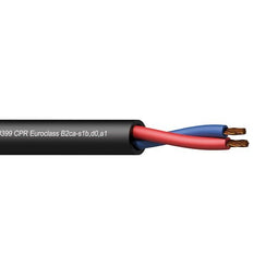PROCAB CLS225-B2CA/3 – Loudspeaker cable - 2 x 2.5 mm2 - 13 AWG - EN50399 CPR Euroclass B2ca-s1b...