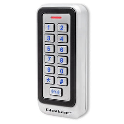 Qoltec 52443 Codeslot TRITON met RFID lezer Code | Kaart | sleutelhanger | IP68 | EM