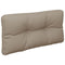 Palletkussens 2 st stof taupe
