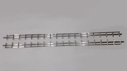 Shutter framewerk, 2 stuks - 220 cm - rvs, rvs kleur