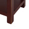 Nachtkastje ORIENT Terracottakleur Sparrenhout Hout MDF 45 x 30 x 66 cm