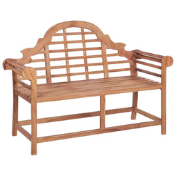 Tuinbank 127x58,5x92,5 cm massief teakhout