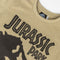 T-Shirt met Korte Mouwen voor kinderen Jurassic Park Bruin Maat 8 Jaar