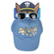 Set van pet en zonnebril The Paw Patrol 2 Onderdelen Blauw (54 cm)