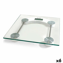Digitale Personenweegschaal Basic Home Transparant (6 Stuks)