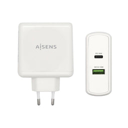 USB-Lader voor Wand Aisens PD 3.0 USB-C 57 W Wit