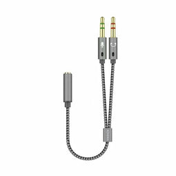 Adapter 3,5 mm Mannetje of Vrouwtje Plug Aisens A128-0417