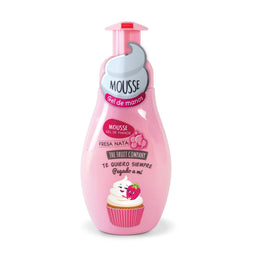 Handzeep The Fruit Company Mousse Aardbei Room 250 ml