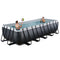 Zwembad Exit Frame Pool 5.4X2.5X1.22M (12V Zandfilter) Black Leather Style
