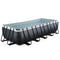 Zwembad Exit Frame Pool 5.4X2.5X1.22M (12V Zandfilter) Black Leather Style