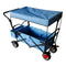 AXI AB210 Opvouwbare Bolderkar met dak, tas, rem en duwstang Blauw