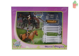 Kids Globe Ruiters Met Paarden En Accessoires
