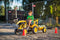 Falk Komatsu Traptractor Geel 3/7