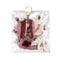 Llorens kleding set Lucia bordeaux voor poppen van 40 cm
