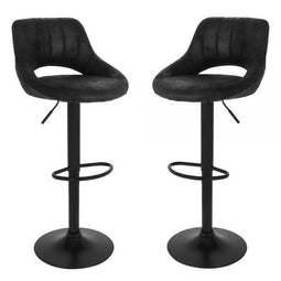 Barkruk industrial zwart