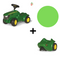 SET Rolly Toys Loop Auto + Aanhanger (John Deere)