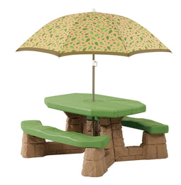 Step2 Naturally Playful Picnic Table With Umbrella