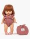 Minikane lou romper orchidee roze voor Gordi poppen van 34cm