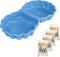 Zomertrend Zandbak Schelp Blauw 102X88Cm Speelgoed + zand