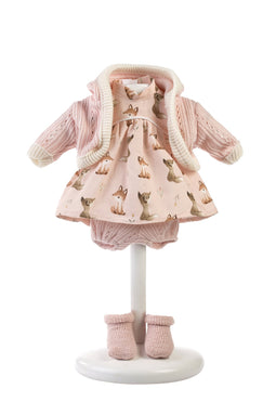 Llorens kleding set bambi voor poppen van 33 cm