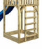 Houten Speeltoren Lisa met glijbaan - Blauw