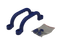 Handgrepen Blauw (set van 2 stuks)