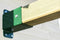 Houten speeltoren piraat incl 2 glijbanen - Prestige Garden lange kant rood - korte kant blauw me...