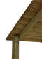 Houten speeltoren piraat incl 2 glijbanen - Prestige Garden lange kant rood - korte kant blauw me...