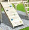 Houten klim wand voor speeltoestel - Prestige Garden