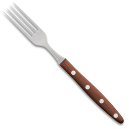 Robert Herder Windmühle Steakvork - RVS - Lengte 20.5 cm - Heft Pruimenhout