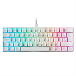 Toetsenbord Mars Gaming MKMINI Qwerty Spaans RGB Wit
