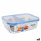 Hermetische Lunchtrommel Quttin 2 Compartimenten Rechthoekig 1,4 L (6 Stuks)